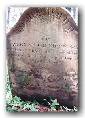 Nicholson Grave