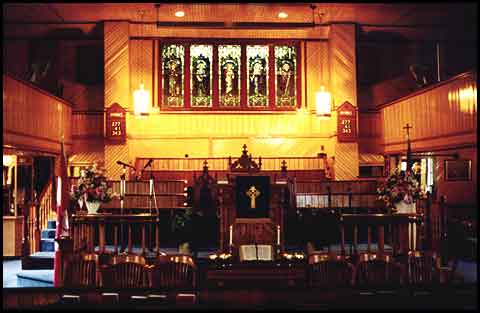 Interior, St. John's, Belfast Church