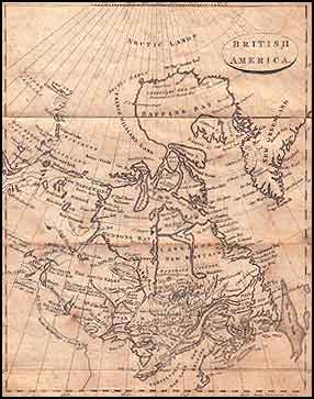 Map of British America c.a. 1800