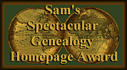 Sam's Spectacular Homepage Award