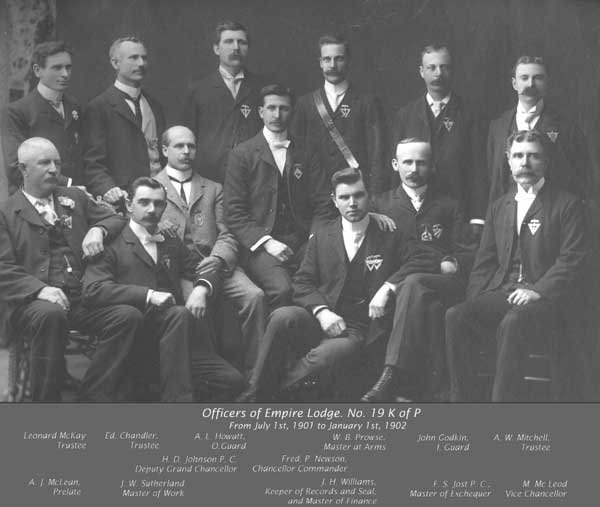 Knights of Pythias, Charlottetown, P.E.I., 1901