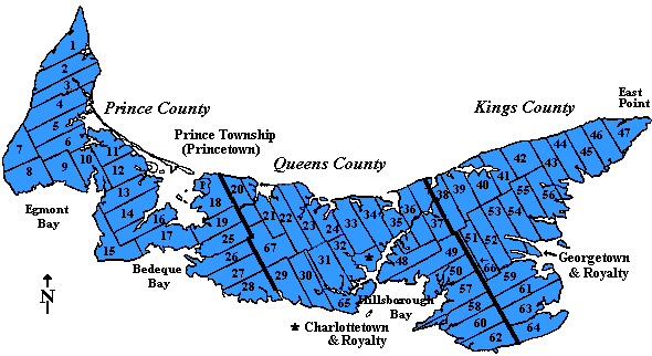 P.E.I. Lot Map