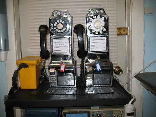 Telephone Transmitter element  G handset old phones loop check Phones payphone 