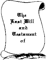 Last Will and Testament